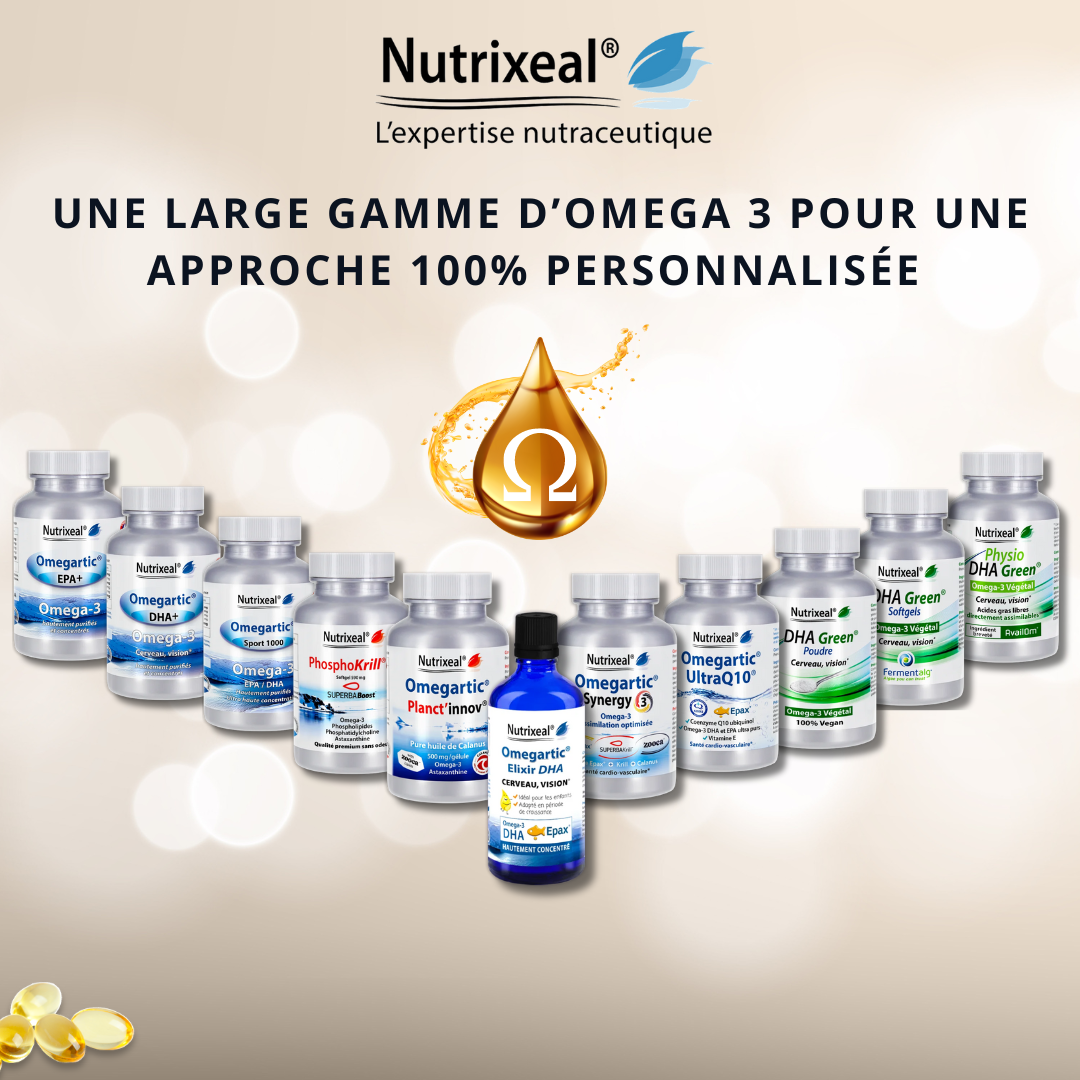 Omega-3 EPA et DHA - Gamme Nutrixeal
